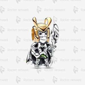 Pandora Marvel Loki Charm|Pendant|Two-tone
